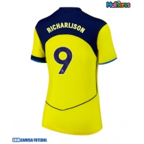 Camisa de Futebol Tottenham Hotspur Richarlison #9 Equipamento Alternativo Mulheres 2025-26 Manga Curta